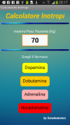Calcolatore Inotropi screenshot 1