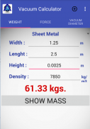 Vacuum Calculator screenshot 3