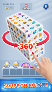 Triple 3D Cube - Match Puzzle screenshot 0