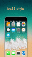 iLauncher X  ios12 theme with control center screenshot 5