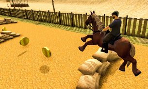 Corrida de cavalos de jockey montada: competição screenshot 3