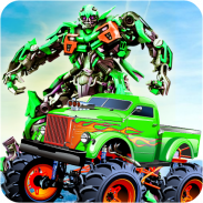 Real Robot Transform Monster Truck Fight screenshot 2