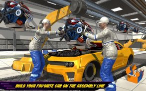 Pembuat Mobil Auto Mechanic Car Builder Games screenshot 6