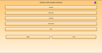 Math. Simple fractions. screenshot 4