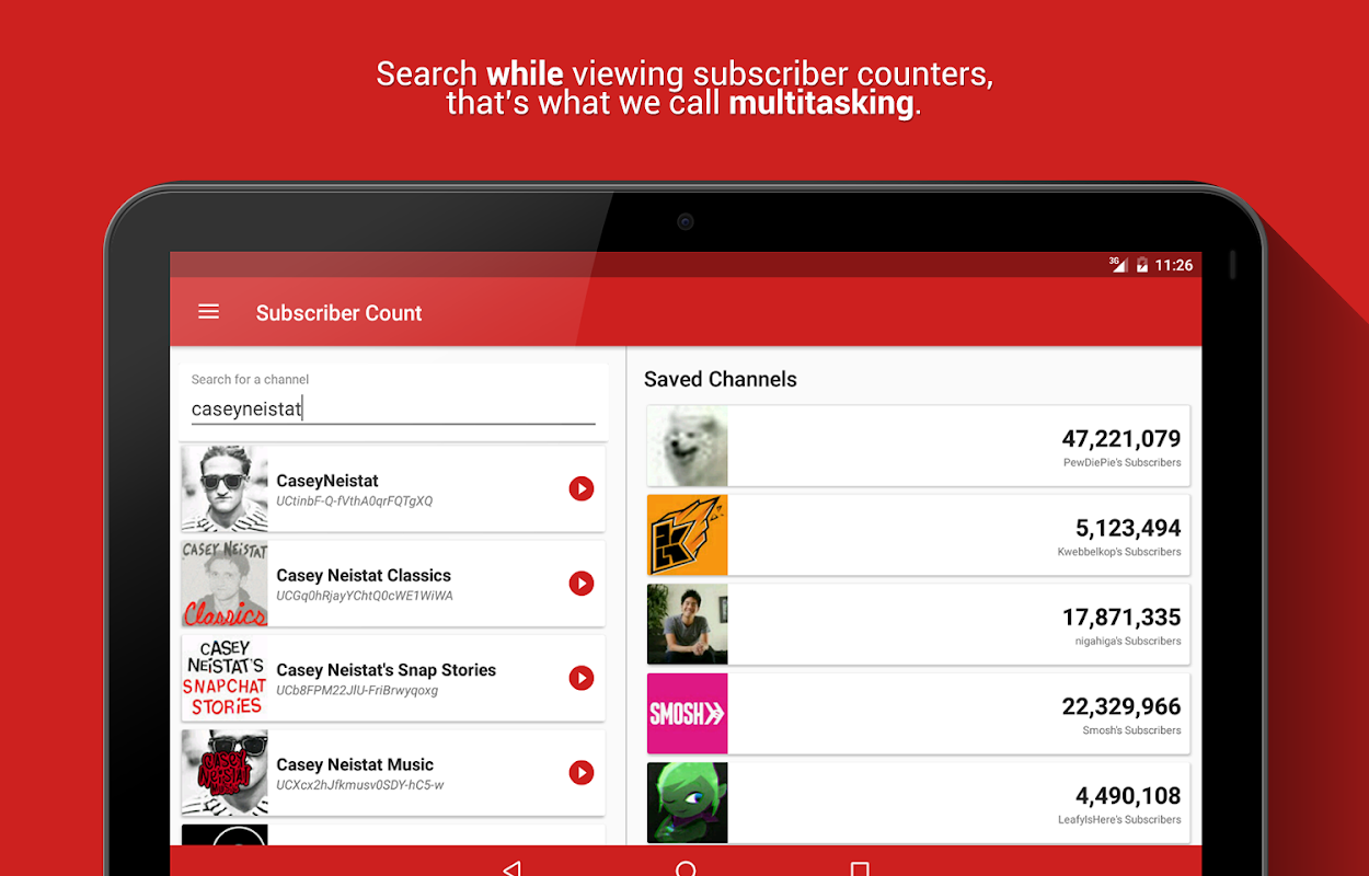 Live Subscribers Count & Compare APK for Android Download