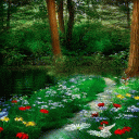 Flowers Forest Live Wallpaper Icon