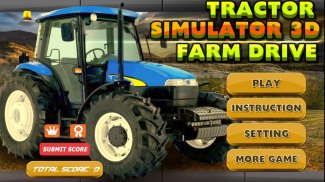 Tractor Simulator : Farm Drive screenshot 0