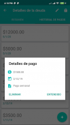 Debitum: Seguimiento de deudas screenshot 2