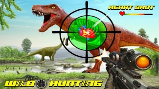 Wild Dinosaur Hunting Gun Game screenshot 1