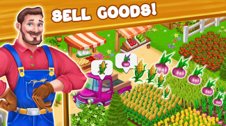 Dia fazenda aldeia agrícola: jogos offline screenshot 2