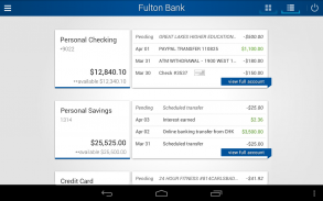 Fulton Bank Mobile screenshot 1