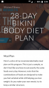 Women's Fitness : 28-DAY BIKINI BODY WORKOUT PLAN screenshot 1