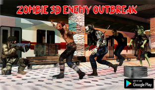 Zombie 3D Enemy Outbreak Game screenshot 7