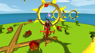 Helicopter Flying Race Game 3D screenshot 3