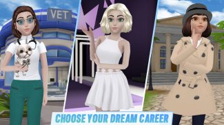 Virtual Sim Story: 3D Dream Home & Life screenshot 1