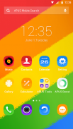 Colorful rainbow  theme screenshot 0