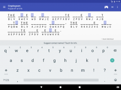 Cryptogram - puzzle quotes screenshot 1