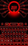 Red Hot Keyboard Theme screenshot 6