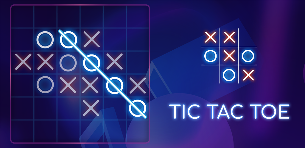 Download Tic Tac Toe 2 Player:Glow XOXO and play Tic Tac Toe 2 Player:Glow  XOXO Online 