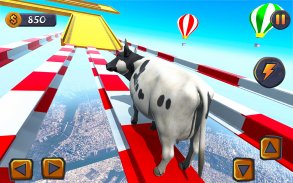 Epic Cow Ramp Rush Run Game screenshot 0