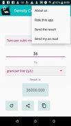 Density Converter Units screenshot 0