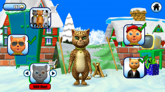 Talking Cat Leo Frozen Ice Fun screenshot 2