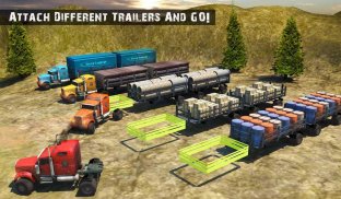 Truk besar Sekolah Mengemudi Off-road Transportasi screenshot 5