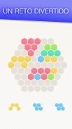 Hex FRVR - Arrastra Bloques en un Puzzle Hexagonal screenshot 1
