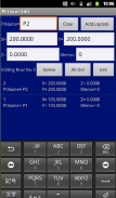 Coordinate Calc (Traverse Calc screenshot 1