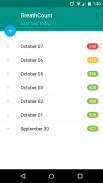 Breathcount | asthma control screenshot 1