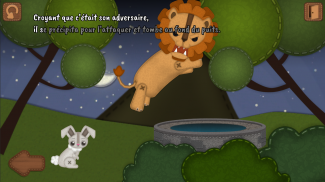 Le lapin et le lion - Les fables de la forêt screenshot 1