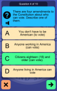 US Citizenship Test 2017 Free screenshot 1