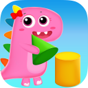 Dino Game 3D Shapes Blocks for kids & toddlers