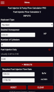 Fuel Injector & Pump Flow Calculator PRO screenshot 0