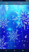Snowflake Stars Live Wallpaper screenshot 1