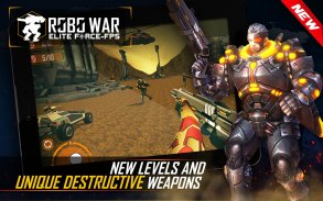 Real Robots War Gun Shoot: Fight Games 2019 screenshot 3