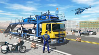 Police Cargo Truck Transport screenshot 2