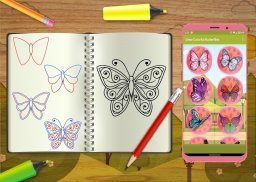 Learn To Draw Colorful Butterfly Step by Step screenshot 1