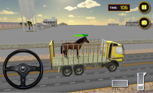 مزرعة الحيوانات الناقل شاحنة screenshot 6