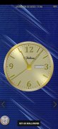 Nice Gold Analog Clock screenshot 4