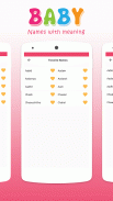 New Baby Names With Meaning screenshot 3