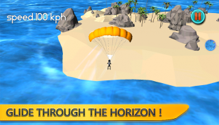 Stickman Parachute: 3D Skydiving screenshot 0