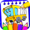 Vehicle Coloring Book Game