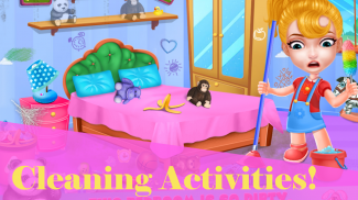 Princess Home Cleaning- Baby Girl House Clean Game screenshot 3