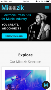 Mioozik | Electronic Press Kits for Music Industry screenshot 0