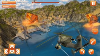 Gunship Battle Strike Navy Helicopter Shooting 3d screenshot 3
