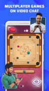 Hello Play - Live Ludo Carrom games on video chat screenshot 1