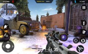Зимняя гора Снайпер - Современная стрельба screenshot 3