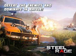 Steel Rage: Carros robóticos guerra e tiros em PvP screenshot 11