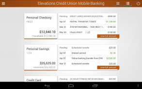 Elevations Credit Union Mobile screenshot 4